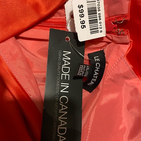 Le Chateau watermelon 🍉 colour dress - Picture 3 of 3